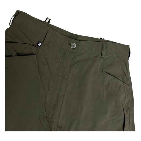 THE NORTH FACE Convertible Green Light Zip-Off Outdoor Casual Pants Womens 12 - Picture 3 of 8